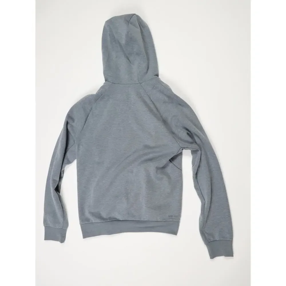 Nike Dri-FIT Training Hoodie FZ0969-010 Gray Medium NWT Tonal Swoosh Athleisure